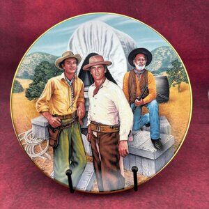 RAWHIDE FROM THE CLASSIC TV WESTERNS PLATE HAMILTON COLLECTION, VINTAGE, 8,5 in